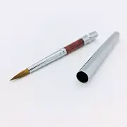 1Pc Round Tip Nail Makeup Art Brush #00 Metal Handle 100% Red Kolinsky Sable