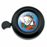 White Elephant In Present Gift Box Holiday Christmas Bicycle Handlebar Bike Bell
