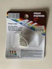 Vintage Aqua Explorer Nose Clips for Swimming 1986 Soft Latex Rubber White