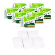 8 Pack Winion Pantiliner Unscented No Wing Ultra Soft Feminine Pads Women Daily