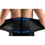 Deluxe Neoprene Double Pull Lumbar Lower Back Waist Support Brace Posture