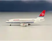 Aeroclassics AC411180 Air Malta Boeing 737-200 9H-ABE Diecast 1/400 Jet Model