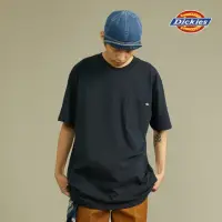 在飛比找momo購物網優惠-【Dickies】男女款深海軍藍純棉重磅胸前口袋休閒短袖T恤