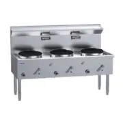 Luus WZ-3C Three Hole Compact Waterless Wok