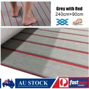 Self-adhesive Boat Flooring EVA Foam Teak Deck Mat Marine Flooring Sheet | Red