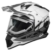 Castle X Mode D/S SV Trance Snowmobile Helmet w/ Electric Shield - Matte White