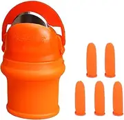 Orange Thumb Garden Tool - Finger Guard for Cutting and Harvesting | Silicone Picking Tool for Fruit, Vegetables, Plants | Practical Accessories for Gardening and Protection