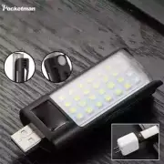 USB Flashlight Mini Work Light with Magnet Super Bright Keychain Torch
