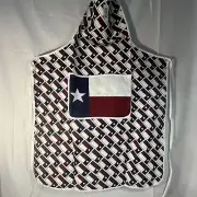 Texas State Flag Bib Apron Front Pocket Red White Blue Full Grace's Workshop New