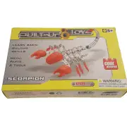 NEW Built-Up Toys Metal Screws SCORPION Building Toy 188 Pieces