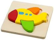 Viga Toys - Mini Block Puzzle - Plane