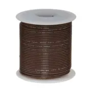 12 AWG Gauge TXL Automotive Stranded Hook Up Wire, 25 ft, Brown, 60 Volts