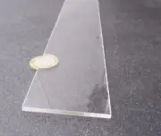 Polycarbonate Clear Bar 3/32" (.094") Thick X 2.00" Wide X 48" Long, 2 units