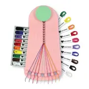 My Friendship Bracelet Maker, 20 Pre-Cut Threads (Craft Kit/Kids Jewelry Kit)...