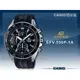 CASIO卡西歐 手錶專賣店 時計屋 EDIFICE EFV-550P-1A 三眼男錶 黑x藍 EFV-550P