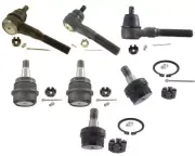 For JEEP Cherokee Inner Outer Tie Rods Upper Lower Ball Joints Wagoneer Comanche (for: Jeep)