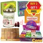 Organic Goodness HEM Auroshikha GREEN TREE Satya Goloka Cones Incense