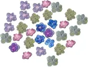 Alipis 30Pcs Dried Pressed Flowers for Crafting Natural Embossed Floral Decorations for Scrapbooking Bookmarks Art Projects and Crafts Hydrangea Variety