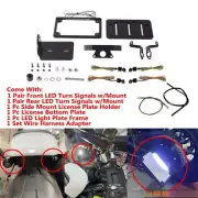 License Plate Mount w/ LED Turn Lights For Harley Sportster S RH1250S 2021-2024