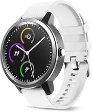 20mm Silicone Band Compatible with Garmin Vivoactive 5/Vivoactive 3/Vivoactive 3 Music/Vivomove HR/Forerunner 645 Music Smartwatch