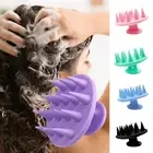 Hair Scalp Massager Shampoo Brush Shower Comb Exfoliate Remove Dandruff Silicone