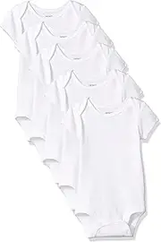 [Carter's] White Bodysuits 5pack
