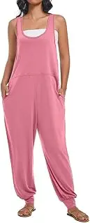 [Nfsion] Women's Casual Loose Sleeveless Jumpsuits Harem Long Pants Romper Overalls with Pockets 2025 Summer Trendy Outfits
