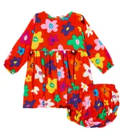 [Stella McCartney Kids] Stella McCartney Kids Baby floral dress and bloomers set M 24 multicoloured