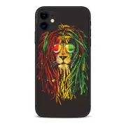 Skins Decal Wrap for Apple iPhone 11 - Rasta Dread Lion Irie