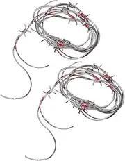 BEBEMOKO 2pcs Fake : Realistic Fake Chains Halloween Props for Creepy Party Decorations Office Decor