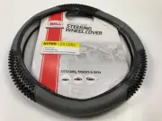 Bell 97424-9 Massage Gray Steering Wheel Cover W/ Hyperflex Core 14.5"-15.5"