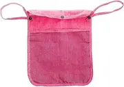 MOLUCKFU Stroller Hanging Bag for Babies Mesh Bags Doll Crib Cots for Sleeping Stroller Storage Bag Travel Babydoll Stroller Rosy Linen