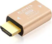 Furjosta HDMI EDID Emulator Passthrough Aluminum Fit Headlesskeep for Video Splitter Switch Extender Pass-Through Adapter Male to Female Coupler Dummy Plug (HDMI 1920x1080) 1P
