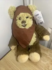 Star Wars Wicket The Ewok 16" Large BAB Plush With Hood 2016 Rare Build A Bear