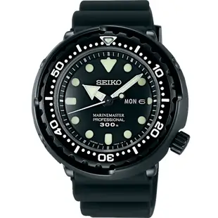 【聊聊私訊甜甜價】SEIKO PROSPEX 50周年特別300米-黑/48mm 7C46-0AG0D(SBBN035J