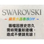 14MM-搖滾十字架-百慕達藍 «蘋果水晶串珠DIY»~SWAROVSKI水晶~施華洛士奇水晶~