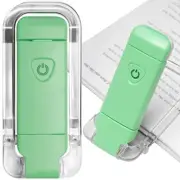 Book Reading Light, Portable USB Rechargeable LED Clip on Book Lights for Green