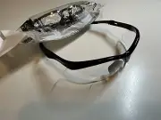 Bullhead Swordfish Safety Glasses Crystal Black Frame Clear Anti-fog BH1031AF
