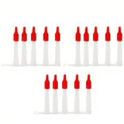 Extended Shelf Life Silicone Tube Nozzle Cap Replacement Tips Caulk Red Nozzle
