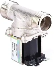 AC220/240V G1/2 NC Brass Water Inlet Valve, Normally Closed Electric Solenoid Water Valve, One-Way Solenoid Valve Inlet Flowing Switch Tools