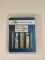 Lot of 2 Crucial (DDR3-1600) 2 GB CT2G3ERSLS8160B.9FKD