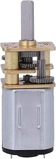 DC Brush 6V Mini Gear Motor, New N20 DC3V 6V 12V 50-2000RPM Speed Reduction Gear DC Motor with Metal Gear-Box, Micro Speed Reduction Gear DC Electric Motor with Metal Torque Geared GEA-rbox