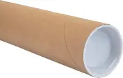 Mailing Tube - 2 in x 18 in - Kraft - 1 Pack - for Shipping and Storage of Po...