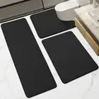 Memory Foam Bath Mat Bathroom Rug Set 3 Piece Extra Soft Non Slip and Absorbe...