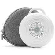 Rohm Portable White Noise Sound Machine + Travel Case in Grey, Sleep Therapy,...