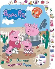 Peppa Pig. Kolorowanki - naklejanki cz. 2 Barwne wyprawy Peppy
