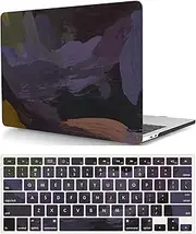 Laptop Hard Shell Case Compatible with New MacBook Pro 16 inch with Liquid Retina XDR Display & Touch ID 2021 Release Model A2485 M1, Hard Shell Case Cover & Keyboard Cover, Dark Graffiti
