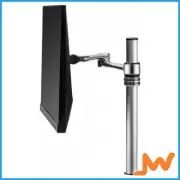 Atdec AF-AT Single Pole Arm Stand Silver