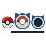 Protective Case for Pokemon GO Plus + 2023,Soft Silicone Cover Case for Poke GO Plus with Wrist Strap - Blue