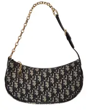 Dior Oblique Canvas Shoulder Bag